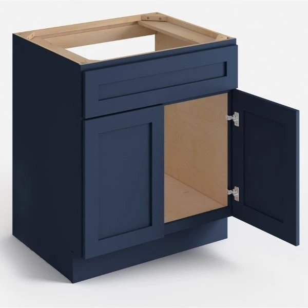 Navy Blue Shaker Bathroom Vanity